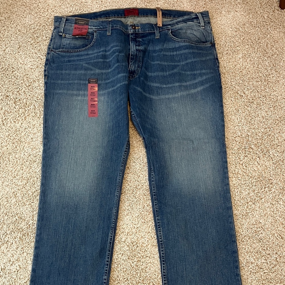The Foundry Supply Co. Men's Faded Blue Relaxed Jeans